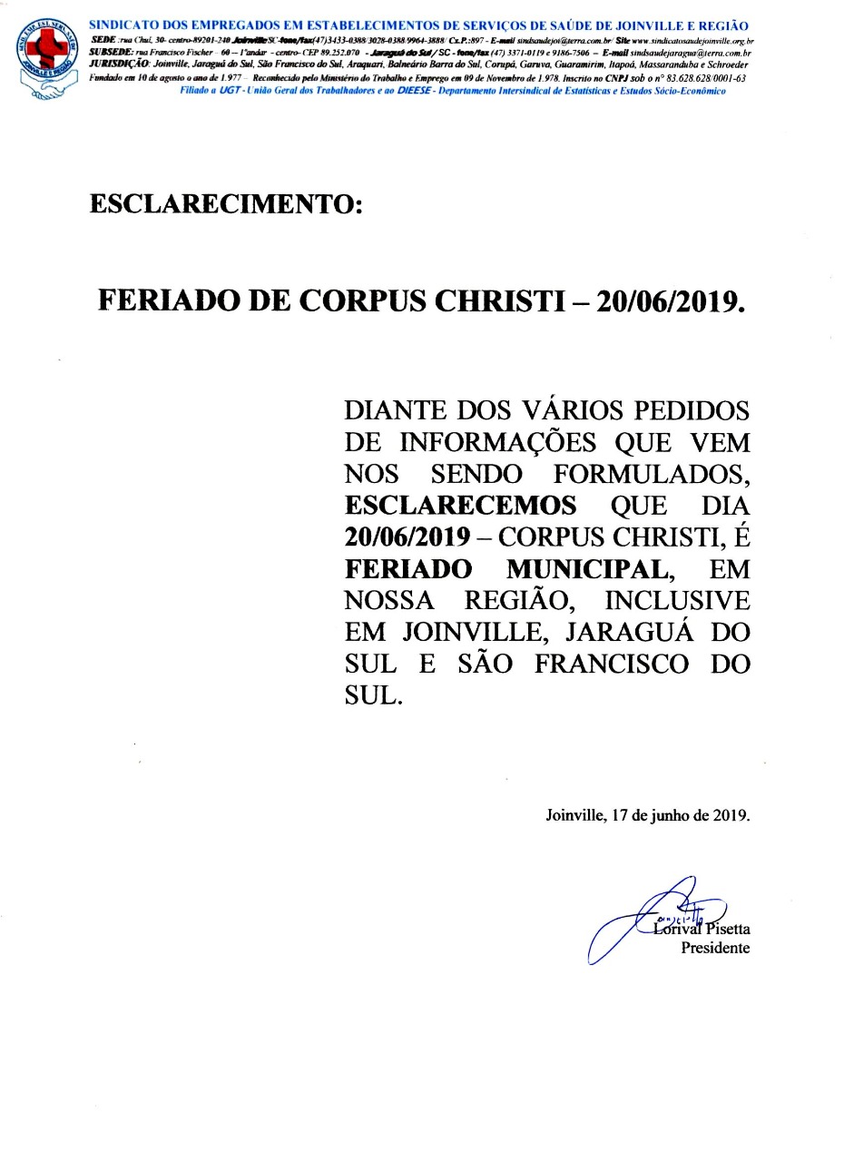 ESCLARECIMENTO