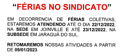 Recesso 2022 - 2023