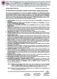 Comunicado Reajuste Salarial 2021/2022