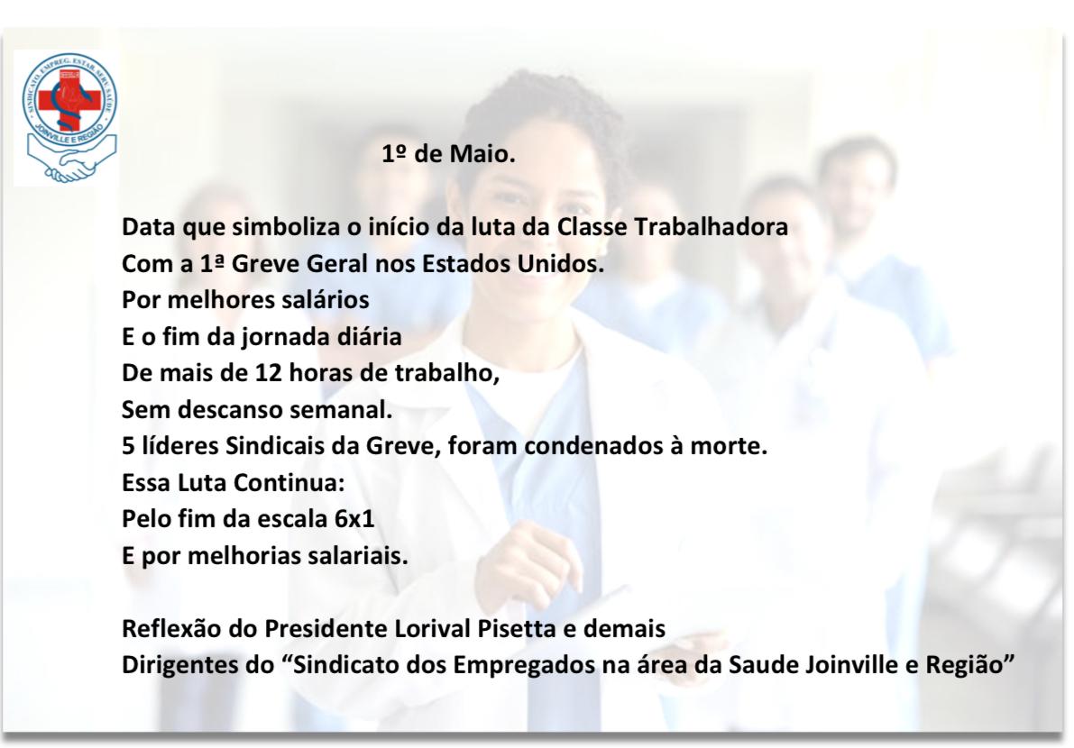 1º de Maio - Dia do Trabalhador