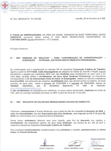 REAJUSTE DE MENSALIDADE